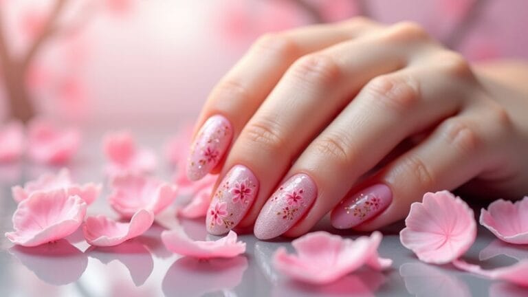 cherry blossoms inspire spring nails