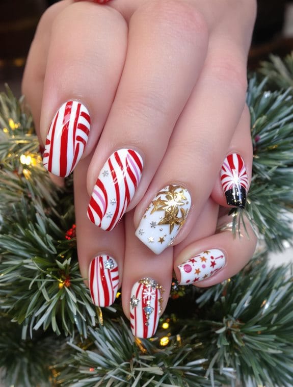 choosing christmas nail art