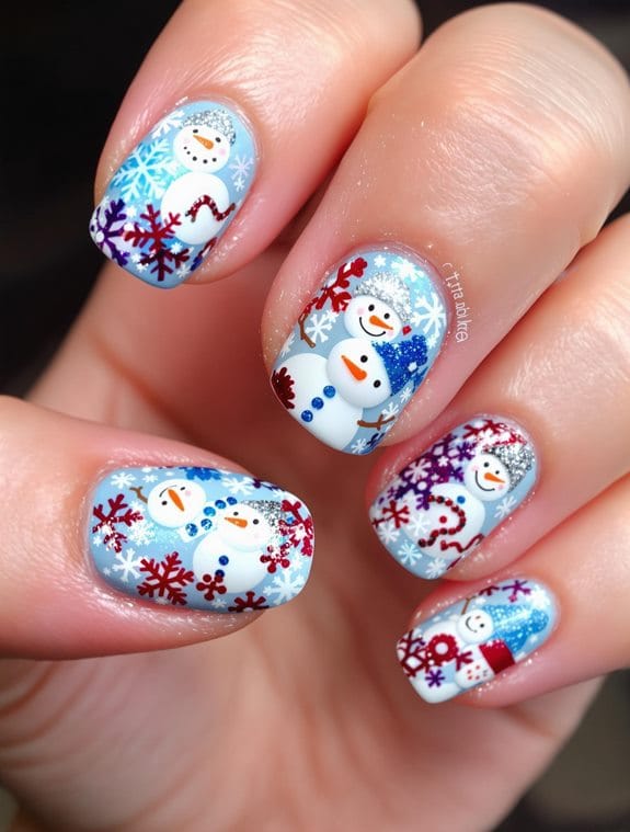 choosing christmas nail art