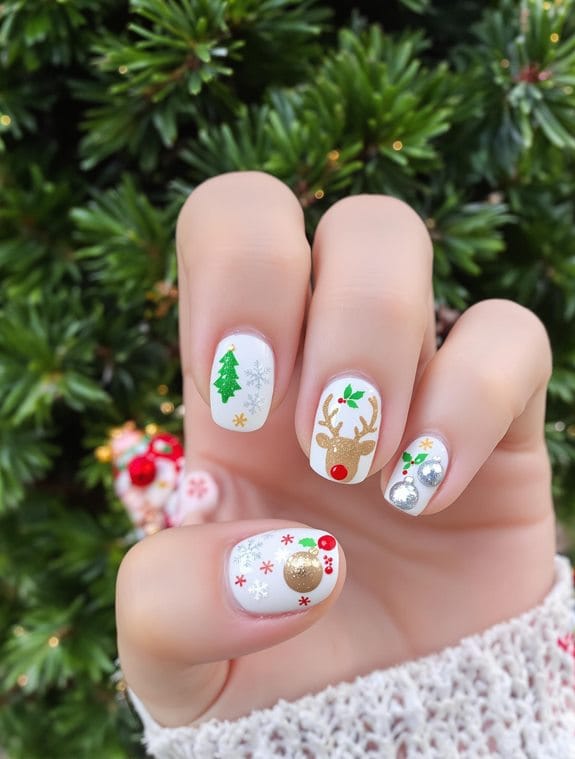 choosing christmas nail art