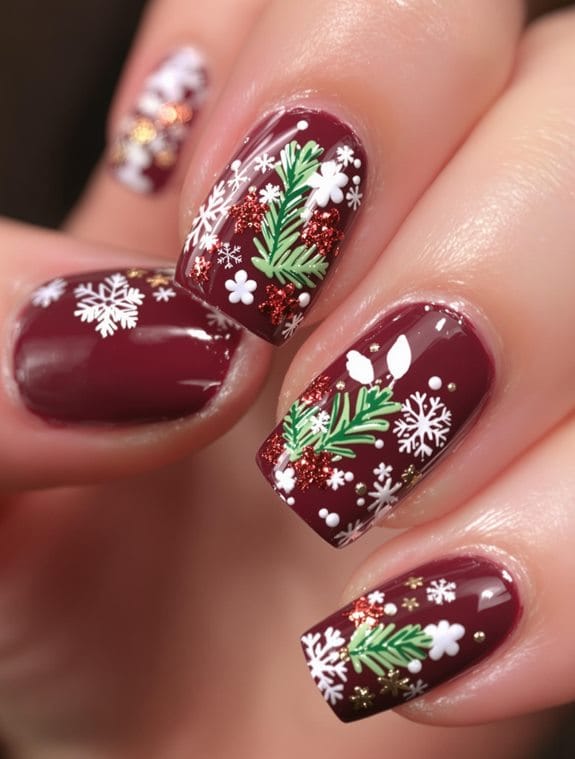 christmas nail art inspiration