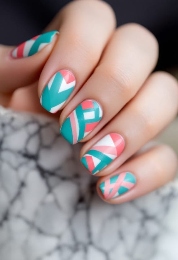 colorful tape design patterns