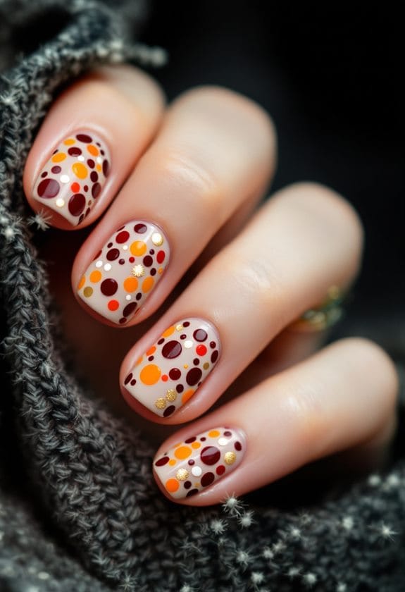 creative seasonal dot designs
