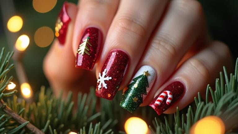festive holiday nail designs
