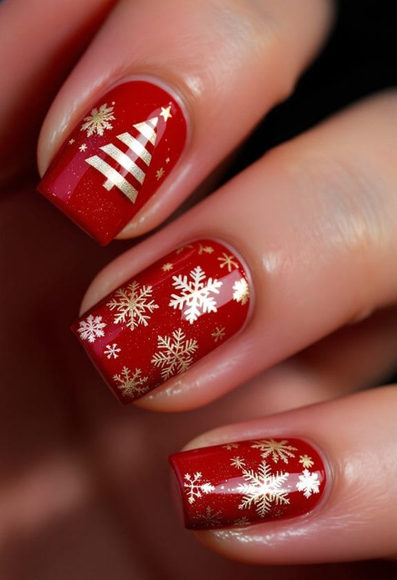 festive nail art designs