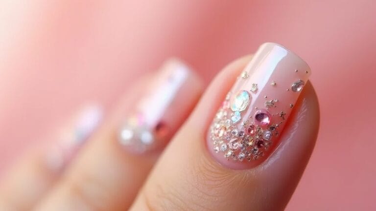 mini manicure nail art