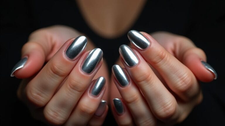 mirror chrome nail tutorial