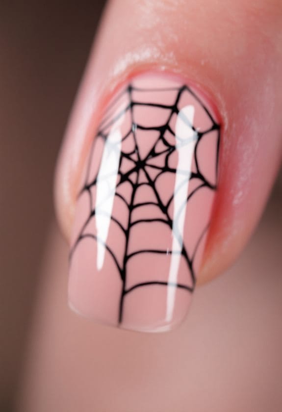 simple spider web design