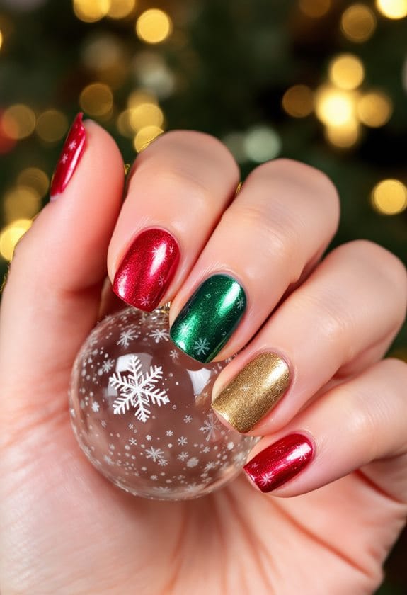 vibrant holiday color pairings