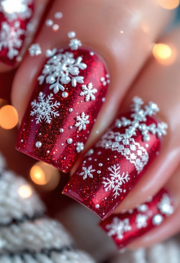 warm holiday fabric patterns